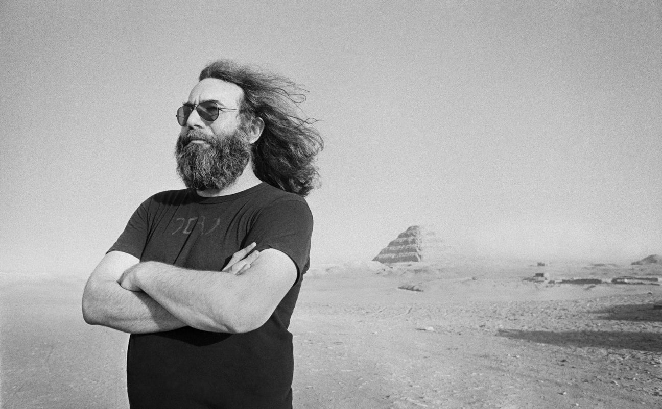 Jerry Garcia, Great Pyramids, Egypt, September 1978