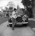 Keith Richards and Bentley, West Sussex, 1966