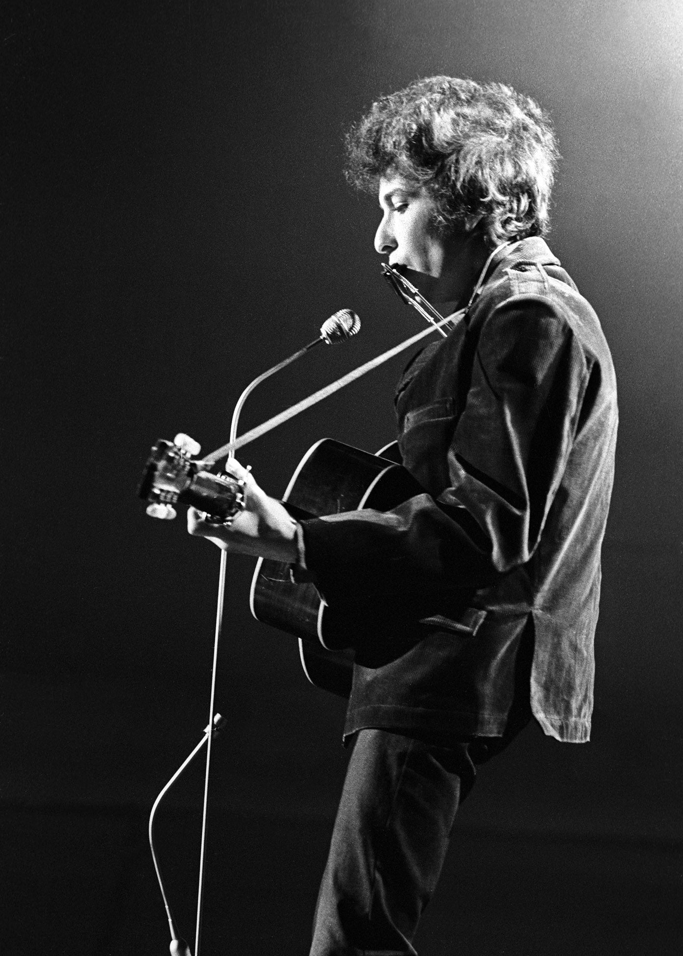 Bob Dylan, 1965, BBC TV Studios, London