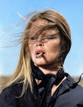 Brigitte Bardot, Cigar, 1971 - Colorized