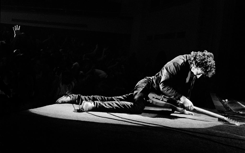 Bruce Springsteen Crawling Onstage with Telecaster, 1978