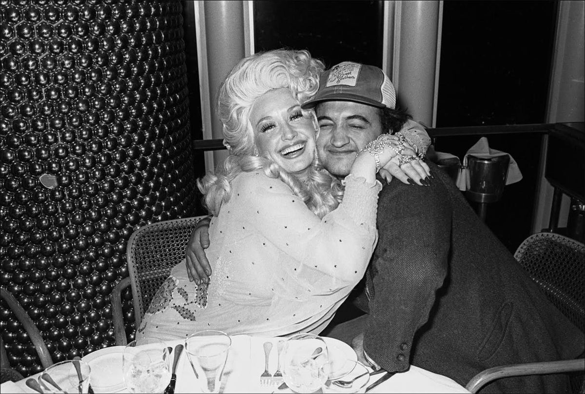 Dolly Parton and John Belushi, Bottom Line Concert, May, 1977