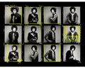 Jimi Hendrix Annotated Contact Sheet, 1967