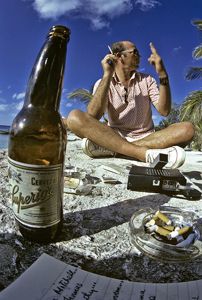 Hunter S. Thompson, Cozumel, Mexico, 1974