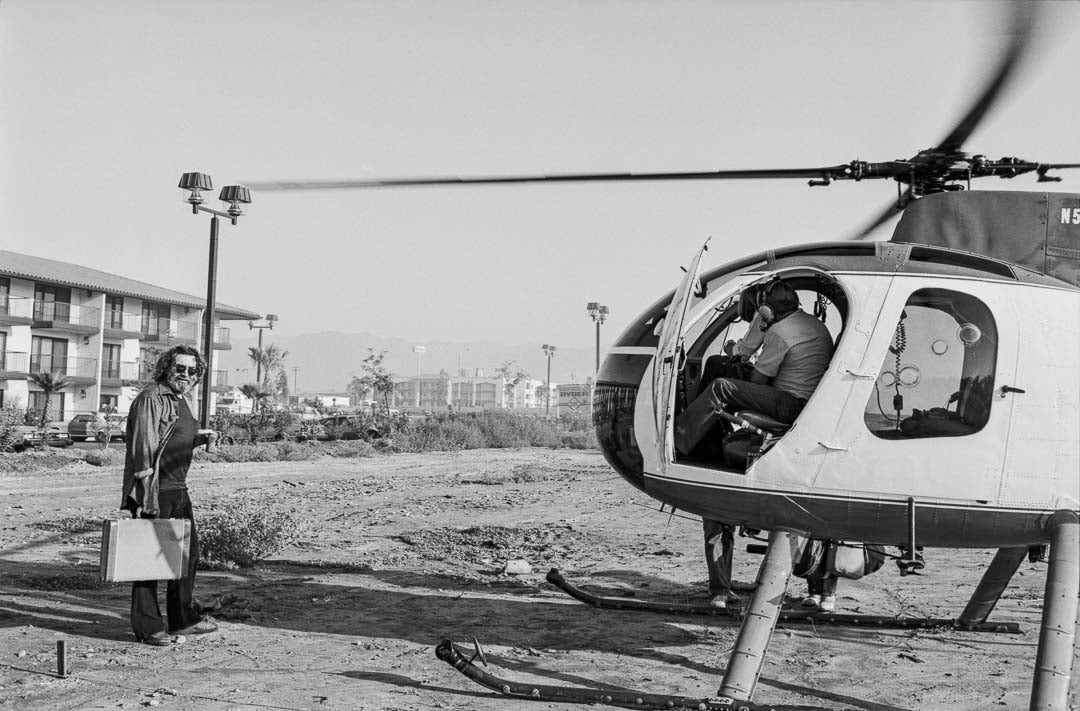 Jerry Garcia, Helicopter, 1982