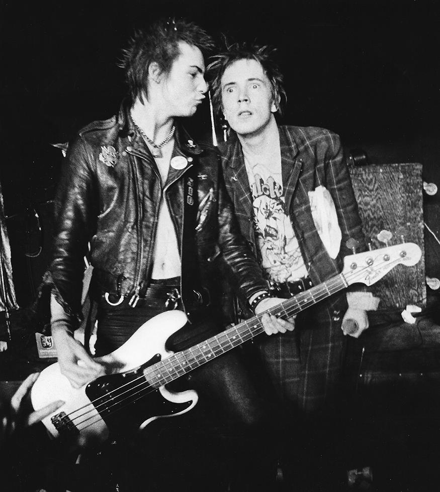Johnny Rotten and Sid Vicious, Sex Pistols, 1978