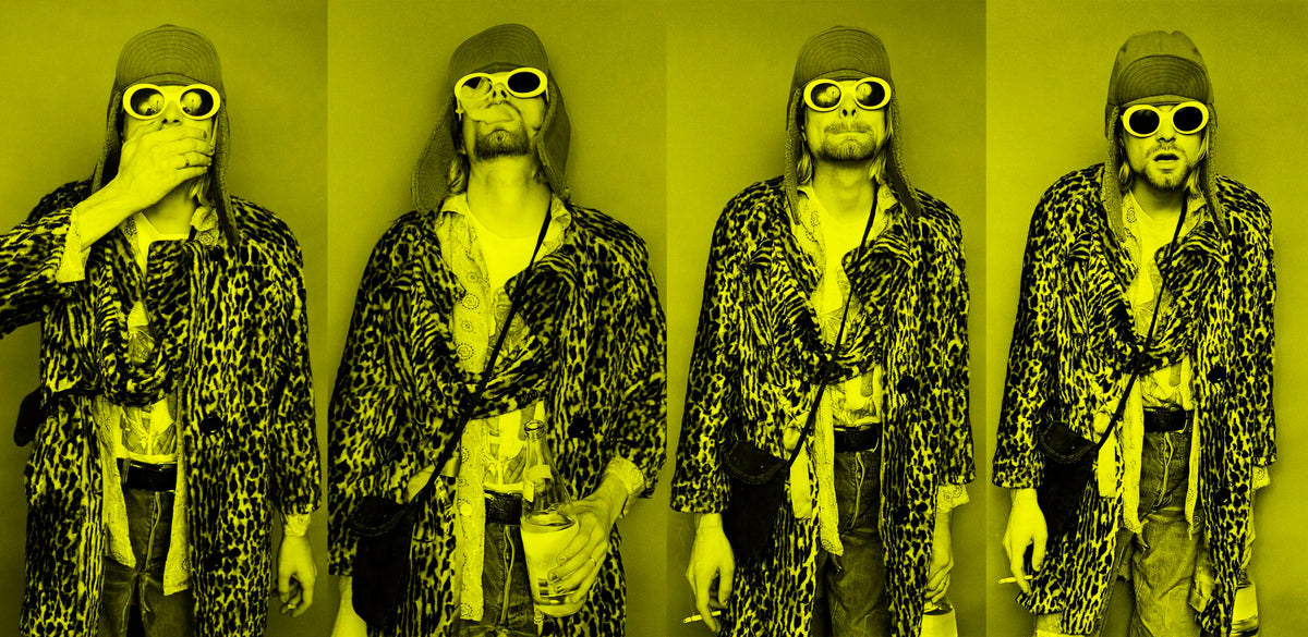 Kurt Cobain; Quadriptych (B) 1993 (Yellow)