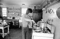Keith Richards Making Eggs, The Rolling Stones, Andy Warhol's House, Montauk, NY, 1975