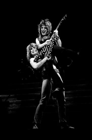 Ozzy Osbourne and Randy Rhoads, Chicago, IL, 1982