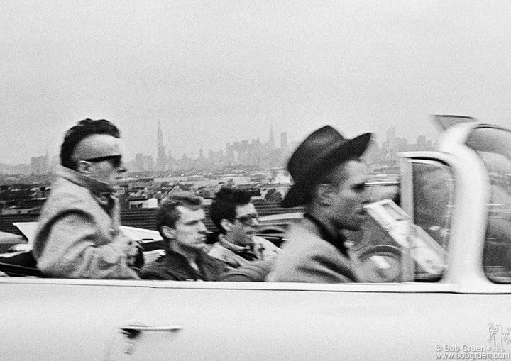 The Clash, in car 1982, NYC