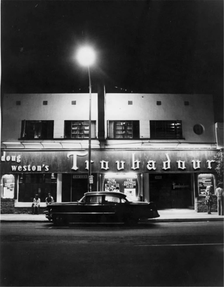 Tom Waits Car in Front of the Troubadour, West Hollywood, 1975