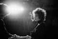 Bob Dylan "Smoking on Stage", 1966