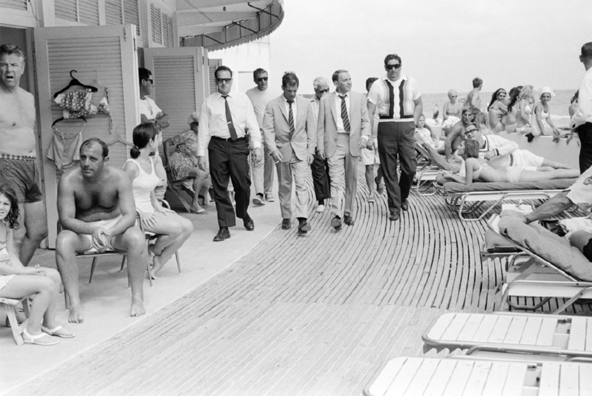 Frank Sinatra, Fontainebleau Boardwalk, Miami Beach, FL, 1968 #2