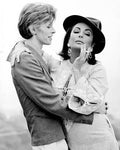 David Bowie and Elizabeth Taylor, Beverly Hills, 1975