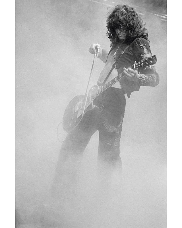 Jimmy Page, Led Zeppelin, Earls Court Exhibition Centre in London, May 1975
