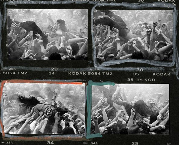 Soundgarden Surf, Contact Sheet, Kitsap County, WA, 1992