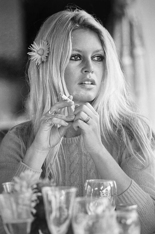 Brigitte Bardot, on the set of Shalako, Deauville, 1968